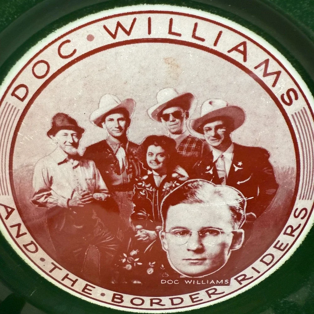 Vintage Doc Williams and The Border Riders Collector Plate 22K Gold Bel-Ar 9.25